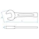 Schlag-Maulschlüssel, metrisch KING TONY - 10A0