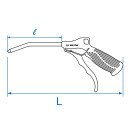 Druckluftpistole KING TONY - 7990