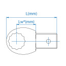 Ring-Einsteckwerkzeug, metrisch (9 x 12 mm) KING...