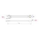 Ring Maulschlüssel, I-Beam technology - 8 mm KING TONY - 106108