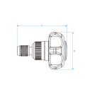 Fingerratsche Bit-Halter 1/4" KING TONY - 2746