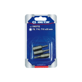 1/4" TORX® Schraubbit - 3 tlg. KING TONY - 1003TQ