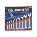 Maulschlüssel-Set, Zoll - 10 tlg. KING TONY - 1110SR