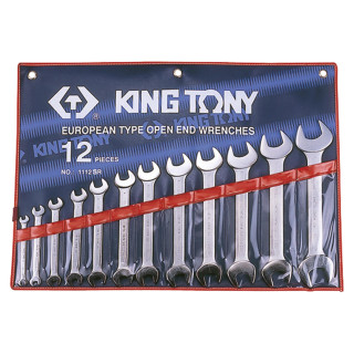 Maulschlüssel-Set, Zoll - 12 tlg. KING TONY - 1112SR