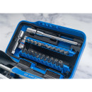 1/4" Ratsche und Bits - Atom Serie - 39 tlg. KING TONY - 2539MR01AM