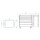 SQUAD XL Modell D+ Werkstattwagen - 7 Schubladen KING TONY - 87SQ337BABK