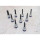 1/2" TORX® Steckschlüssel-Set, lang - 9 tlg. KING TONY - 4119PR