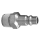 Druckluft-Adapter mit Außengewinde (R 3/8", Ø 8 mm, ISO 6150-B) M7 - SY371M