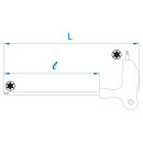 L-Griff TORX®-Schlüssel - T40 KING TONY - 116340TR