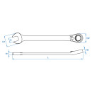 5/16" Ratschenschlüssel, Zoll KING TONY - 373210S