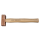 Kupfer-Keulenhammer mit Hickory-Griff 1000g KING TONY - 785510