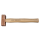 Kupfer-Keulenhammer mit Hickory-Griff 250g KING TONY - 785525