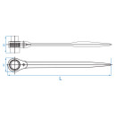 Gerüstbauratsche, metrisch  - 63 mm KING TONY - 15002632P