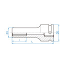 Kraft-Steckschlüssel E18 L:110mm KING TONY - 647518M