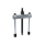 Abziehvorrichtung, 2-armig, Feingewinde - 110 mm KING TONY - 9BA1102