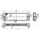 Ladeluftkühler passend für MERCEDES Sprinter 2.2D 07- NRF 30310