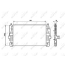 Ladeluftkühler passend für VW Multivan 2.5D 91- NRF 30873