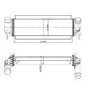 Ladeluftkühler passend für NISSAN NP300 2.3D...