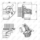 Ölfiltergehäuse mit Ölkühler, mit Filter passend für FORD Transit 2.2D 06- NRF 31238