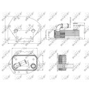 Ölkühler passend für LAND ROVER Freelander 2.2D 07- NRF 31313