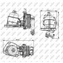 Ölfiltergehäuse mit Ölkühler, mit Filter passend für LAND ROVER Freelander 2.2D 07- NRF 31354