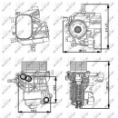 Ölfiltergehäuse mit Ölkühler, mit Filter passend für VW Passat 2.0D 15- NRF 31356