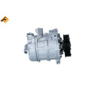 Kompressor, mit PAG Kompressoröl, EASY FIT passend für VW Golf 1.9D 04- NRF 32147