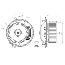 Innenraumgebläse passend für VW Passat 2.0D 15- NRF 34283