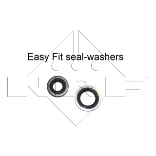 Kondensator, mit Trockner, EASY FIT passend für MERCEDES C-Series 2.2D 14- NRF 350082