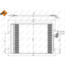 Kondensator, mit Trockner, EASY FIT passend für FORD S-Max 2.0D 06- NRF 35850