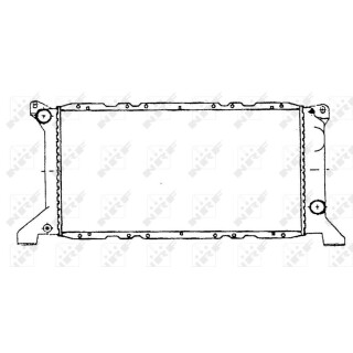 Kühler passend für FORD Transit 2.5D 95- NRF 507373