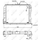 Kühler passend für TOYOTA Hiace 2.0 90- NRF 513962