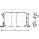 Kühler passend für FORD Transit 2.5D 95- NRF 517373