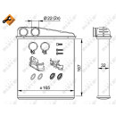 Wärmetauscher, Innenraumheizung, EASY FIT passend für RENAULT Twingo 1.2 07- NRF 58211