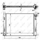 Kühler passend für RENAULT Clio 1.5D 13- NRF 58444