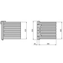 Werkzeugkasten WK-FS 20 SG, PP, Fallbügel, 600 × 420 × 390 mm