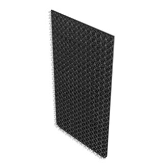 Anti-Spray-Matte, schwarz, 610 × 700 mm, für Kotflügelbreite 630 - 670 mm