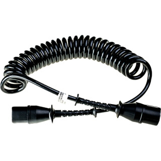 Spiral-Verbindungsleitung Typ N, 24 V, 7-polig, Kabel 3,5 m