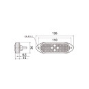 SMD04 LED - LED Heckansicht Positionsleuchte 24V rot