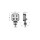 CARBONLUX - LED Rückfahrlicht R23 Zulassung CARBONLUX Quadrat 90X90mm - DT 2-polig Anschlussstecker