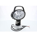 CARBONLUX - LED Arbeitsscheinwerfer CARBONLUX oval 150X93mm mit Handgriff und Schalter - Kabel