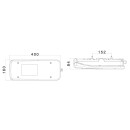 LC11  LED - LED Heckleuchte Links, Kennzeichenleuchte, AMP 1.5 7-polig Anschlussstecker seitlich