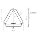 SMV - Warnmarkierung Dreieck für langsame Fahrzeuge...
