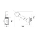 DX - Umriss- und Begrenzungsleuchte Glühlampen 12/24V Weiß + rot mit Kabel