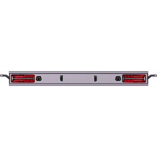 Alu Unterfahrschutz, Typ 564040, elox,2400mm,EcoLEDIII,SMCG,RFS