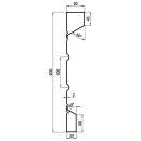 Stahlbordwandprofil B 400, 2 mm stark, 6000 mm lang