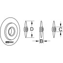 Ersatzschneidrad für Rohrabschneider, V2A, 18,2mm -...