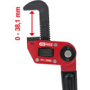 Einhand-Rohrzange 1.1/2" mit verstellbarem Kopf - KS Tools 111.3550