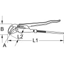 Eckrohrzange, 45° gewinkelt, 1" - KS Tools 112.1000