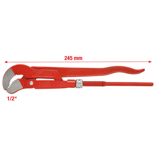 45° gewinkelte Eckrohrzange, 1/2" - KS Tools 113.0500